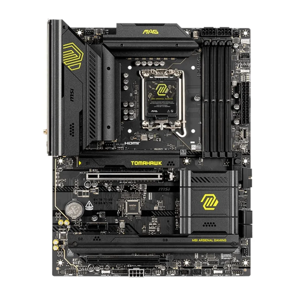 Placa Mãe MSI MAG B860 TOMAHAWK WIFI Intel LGA 1851 DDR5 Wi-Fi 7 ATX B860TOMAHAWKWIFI