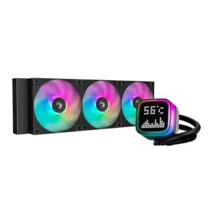 Water Cooler DeepCool LP360 ARGB Display Pixel 360mm Intel/AMD Preto R-LP360-BKMSNC-G-1