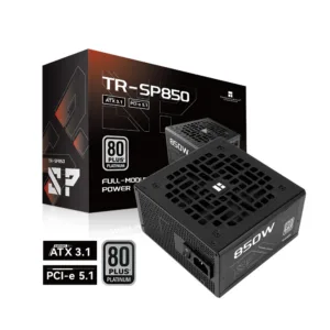 Fonte Thermalright SP-850 850W 80 Plus Platinum Full Modular ATX 3.1 PCIe 5.1 Preta SP-850