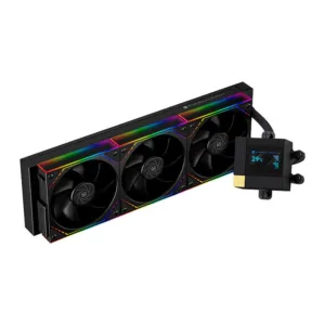 Water Cooler Thermalright Core Matrix Vision 360 ARGB Display LCD 360mm Intel/AMD Preto TR-CMV-360-BK-ARGB