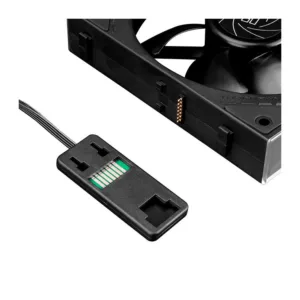 Kit 3 Ventoinhas Thermalright TL-M12Q ARGB PWM 120mm Pretas TL-M12Q-X3