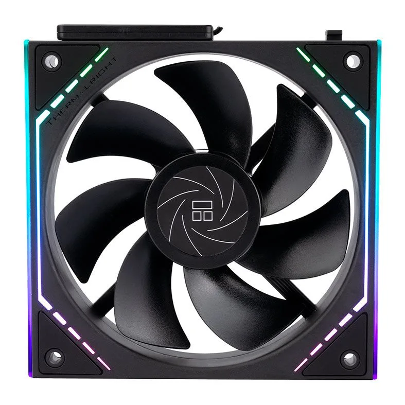 Ventoinha Thermalright TL-M12QR ARGB PWM Reverse Blade 120mm Preta TL-M12QR
