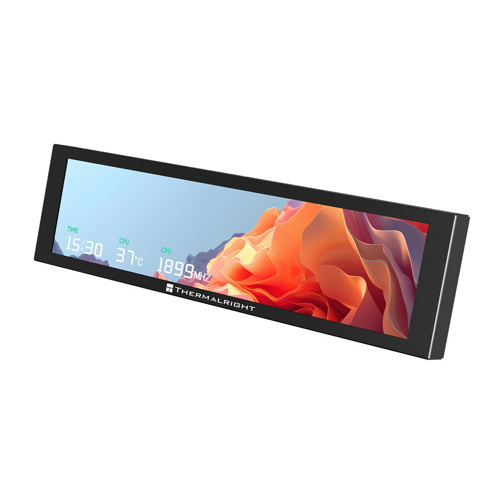 Tela Magnética LCD Thermalright Trofeo Vision 9.16" Resolução 1920×480 Preta