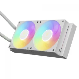 Water Cooler Gamdias Chione P5-240 WH ARGB Display Digital 240mm Intel/AMD Branco