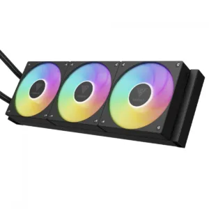 Water Cooler Gamdias Chione P5-360 ARGB Display Digital 360mm Intel/AMD Preto