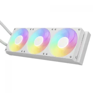Water Cooler Gamdias Chione P5-360 WH ARGB Display Digital 360mm Intel/AMD Branco