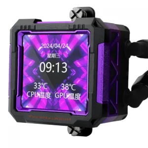Water Cooler Thermalright Frozen Warframe Pro 360 ARGB Display LCD 360mm Intel/AMD Preto TR-FWP-360-BK-ARGB