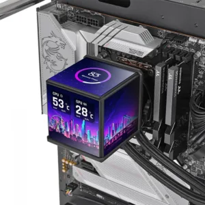 Water Cooler Thermaltake MineCube 360 Ultra ARGB Preto com Display LCD 360mm CL-W481-PL12SW