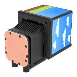 Water Cooler Thermaltake MineCube 360 Ultra ARGB Preto com Display LCD 360mm CL-W481-PL12SW