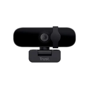 Webcam Trust Tanor Full HD 1080p Microfone Integrado Proteção de Privacidade USB Preto 25548