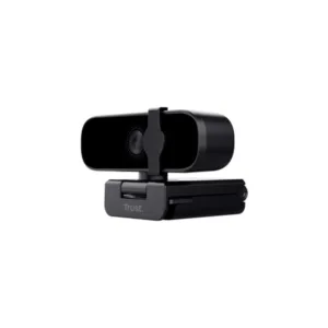 Webcam Trust Tanor Full HD 1080p Microfone Integrado Proteção de Privacidade USB Preto 25548